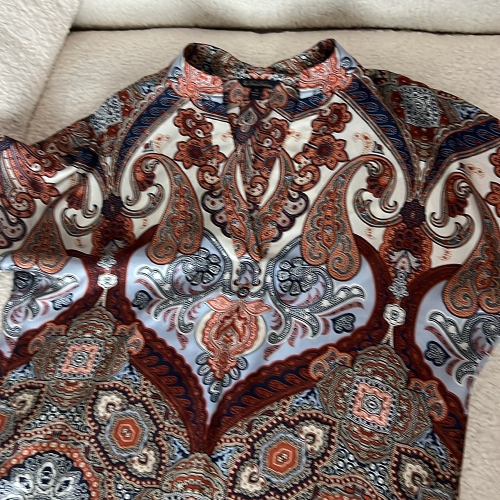 Broooks Brothers Silk Paisley Blouse - Picture 3 of 7